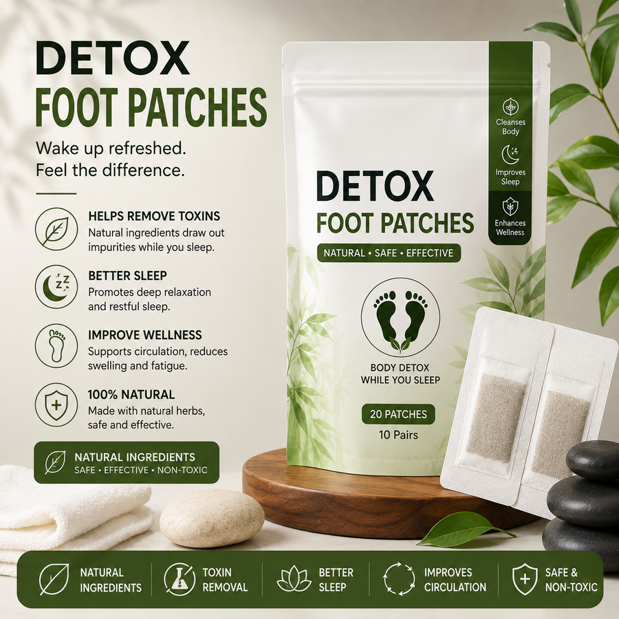 Detox Foot Patches – Overnight Self-Care