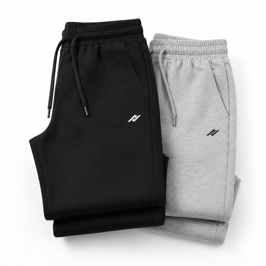 Men's Solid Track Pants – Pack of 2